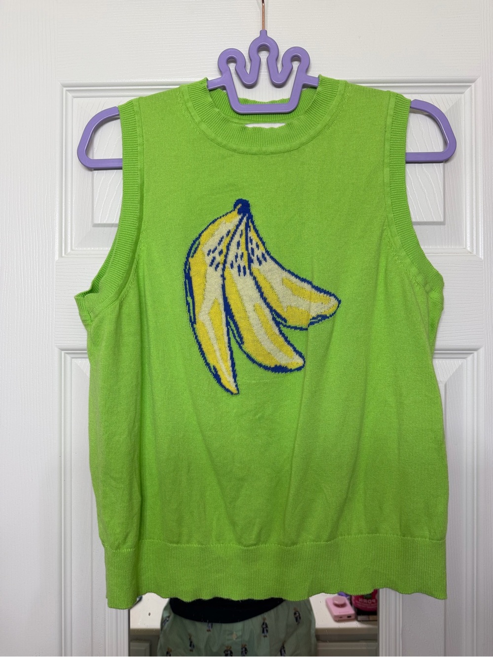 lime green Free Assembly Graphic Sweater Shell